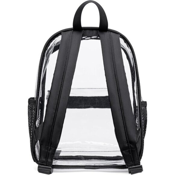 New Beautiful Black Clear Small Backpack for Girls, Women\'s (12x12x6)